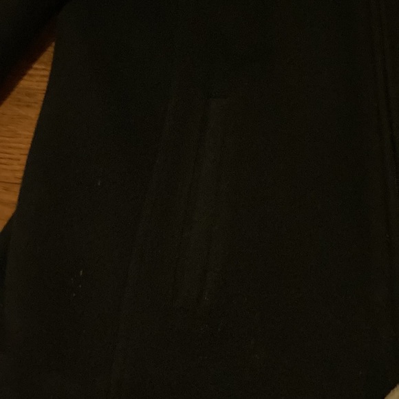 Mackintosh Navy Wool Jacket Coat With Fox Trimmed Hood - Picture 6 of 7